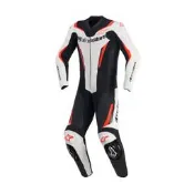 [安信騎士] Alpinestars GP FORCE V2 連身皮衣 白黑螢光紅 一體式防摔衣 防護裝備 賽道 A星