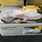 BABY小舖 SOGA 水晶玻璃糖果罐 盤組