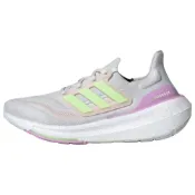(店+)【adidas 愛迪達】IE3337 adidas Ultraboost Light 舒適運動 織物 低幫 馬拉松訓練長跑跑步鞋 女款 灰青紫