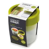 【易油網】【缺貨】Joseph Joseph GoEat 2合1 翻轉蔬果點心盒(綠)