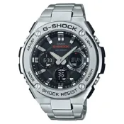 CASIO卡西歐 強悍多功能鐵帶雙顯錶(GST-S110D-1A)/52.4mm