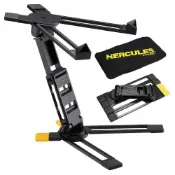 (店+)【Hercules 海克力斯】DG400BB 桌上型筆電架 附收納袋 平板架 NB架 電腦架 散熱架 筆電架 DJ架 樂器用(筆電架)