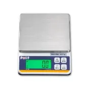 【Polit 沛禮】KT-66電子秤 最大秤量2kg 4kg 8kg 12kg(插電 可乾電池 防塵套 不鏽鋼秤盤 磅秤 料理秤)