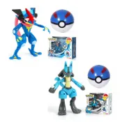 Pokémon 寶可夢   神奇寶貝 變形球 路卡利歐 小智版甲賀忍蛙 兩款1組
