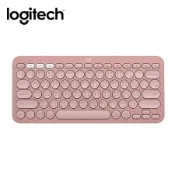【Logitech 羅技】K380S 跨平台藍牙鍵盤 玫瑰粉