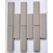 冠軍山形磚 灰褐色 國產二丁掛 電視牆DIY 外牆修補 6*22.7cm 特價一片4元