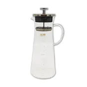 (店+)耐熱玻璃冷泡壺 冷泡壺 玻璃冷泡壺 玻璃茶壺 煮茶壺 玻璃壺 耐熱玻璃壺 耐熱茶壺 刻度泡茶壺