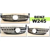 小亞車燈＊全新 賓士 BENZ W245 B180 B200 10-14年 B-class 專用 AMG 亮黑 水箱罩