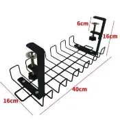 【b.a.l.f 琦晟】3入 免打孔 桌下伸縮理線器(桌上架 延長線集線器 插座固定器 電線固定器 電線收納盒)
