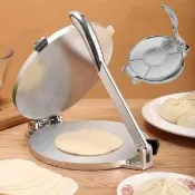 【Nil】鋁合金壓皮成型器 光面手動壓餅器 麵團餃子皮模具壓皮器 壓麵器 16cm