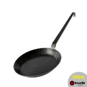 【德國turk土克鐵鍋】熱鍛斜紋 長柄平底鍋28cm 鐵鍋65228 堅固耐用 少油健康 (台灣獨家總代理經銷)