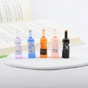 🇹🇼台灣現貨【葡萄酒：聖塔蘿】微縮 袖珍 迷你 仿真 模型 擺飾 收藏 娃娃屋 家家酒 微景觀 DIY 盲盒 扭蛋 食玩