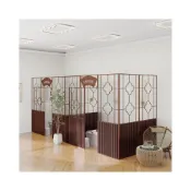 (店+)美容院房間分格神器美甲店包間隔斷分間屏風推拉門隔間墻簡易遮擋