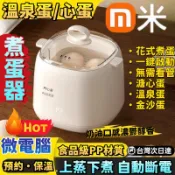 【定時預約✨煮蛋器】蒸蛋器 蒸蛋機 早餐機 煮蛋神器 溫泉蛋溏心蛋 智能煮蛋機 迷你蒸蛋器  迷你早餐機 蒸蛋神器 小米