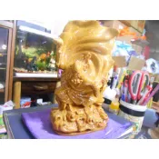 100%全肖楠手作自然風招財飛天舞達摩尺寸13X7X23公分閃花重油味道濃郁特價出清請先詢問庫存