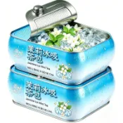 ✨臺灣出貨✨【景福山】茉莉冰吸薄荷茶冷泡茶獨立茶包正宗茉莉花茶代用茶罐裝150g