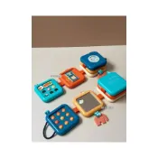 (店+)疊疊樂嬰幼兒玩具▪️寶寶早教益智玩具 忙碌六面體 攜帶式手部精細動作訓練配件