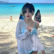 【高品質】🔥海邊度假比基尼泳衣外搭罩衫可下水遊泳百搭寬鬆性感防曬罩衣外套2026新款 