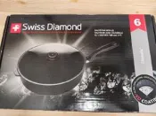 SWISS DIAMOND瑞士鑽石平底鍋 深煎鍋28公分( 含蓋) 原價18000多