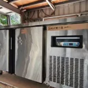 【昌昇冷凍餐飲設備】二手-四門前後雙開冷藏沙拉吧工作台冰箱220V