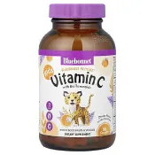 【iHerb】Bluebonnet Nutrition, Rainforest Animalz®，維生素 C 與生物類黃酮，橙味，90 片