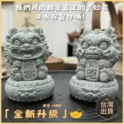 【台灣現貨】青砂石暴富開運茶寵 茶寵擺件 魚缸裝飾擺件 盆栽微景觀 茶桌茶玩 小龙仔一對  開運小物 舞龍舞獅 招財擺件