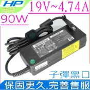 電池動力 HP 19V 4.74A 90W 充電器(原裝)-Compaq 變壓器 Presario V4000 V5000 V6000 V5100 X6000 Prosignia 160 170 239705-001 265602-001 265602-011 265602-021 265602-031 265602-061 265602-081 265602-291 265602-AA1 265602-AD1 265602-AG1 265602-D61 283884-001 285288-001