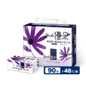 【生活市集】【Yodo優朵】超細柔三層抽取式衛生紙(90抽x12包x4串/箱)