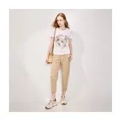 【Le Polka】簡約休閒錐形褲-女