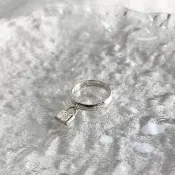 【日本直送 名牌中古包】Tiffany & Co. 蒂芙尼 戒指 13 號 銀色 窄版 925 戒指 鎖頭 vintage gf85wk