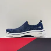 SKECHERS GO WALK ARCH FIT 2.0 女生 藍色 足弓支撐 健走鞋 懶人鞋 125329NVW