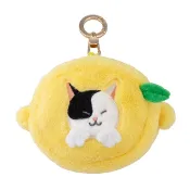 [星巴克]黑白貓尾巴檸檬零錢包 Fluffy Black White Cat Lemon Pouch