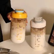 🌟台灣現貨│𝐇𝐀𝐋𝐎🌟 運動 搖搖杯 乳清 蛋白 健身 肌肉 水杯 攪拌杯 環保