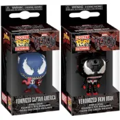 蘋果屋【現貨】代理版 FUNKO POP 鑰匙圈 漫威 Marvel 猛毒系列 美國隊長 / 鋼鐵人