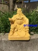 黃楊木木雕關公像擺件看書關公春秋關圣帝君神像關羽二爺實木雕刻