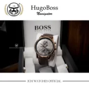 原裝進口美國Hugo Boss Navigator系列三眼計時錶