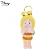 迪士尼【 SAS 日本限定】迪士尼商店限定 Disney Store 小熊維尼家族 小豬 蜜蜂版 鑰匙圈吊飾 玩偶娃娃