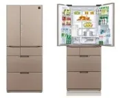SHARP 夏普變頻六門對開冰箱 SJ-GF60BT-T 金色