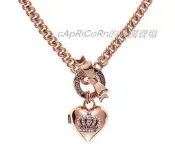 官網代購《Juicy Couture》美國潮牌 水鑽皇冠 愛心吊飾 項鍊 頸鍊【one size】附精裝盒