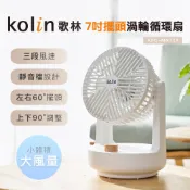 【Kolin】歌林7吋擺頭渦輪循環扇KFC-MN72A 電扇 電風扇