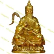 {VLK}純銅太上老君神像擺件三清祖師道德天尊家用鎮宅佛像店鋪供奉銅像