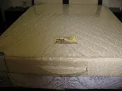 【悍馬硬式床墊】材料再升級(有開拉鍊)超強型2.6mm彈簧緹花布二線硬式5尺雙人床墊特價5300元桃園含運費