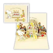 【莫莫日貨】Hallmark 全新 日本進口 正版 Snoopy 史努比 燙金 立體 生日卡 多用途 卡片 16025