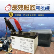 【CSP】大豐收釣魚組 (12V15AH) 電動捲線器 電池 台灣湯淺YUASA REC15-12 12V15 船釣電池