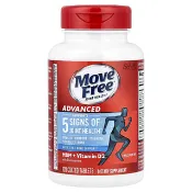 【iHerb】旭福, Move Free®，進階，甲基磺酰甲烷（MSM）+ 維生素 D3 與氨基葡萄糖，120 包衣片