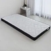 【BEARBED 熊棉】鋅盾獨立筒床墊 厚度10cm 單人加大3.5尺- 鋅離子機能表布 獨立筒 支撐彈性好 可折疊可捲