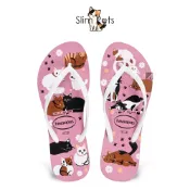 havaianas 2026新款✨Slim Pets 可愛喵咪 女款 拖鞋 夾腳拖 哈瓦仕 海灘拖 海島旅遊 澎湖