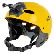 【【蘋果戶外】】AROPEC HM-SS1-NVG 黃 亞洛沛 運動水帽(可加掛運動攝影機款) 安全帽 頭盔 溯溪泛舟水上活動
