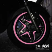反光屋FKW 彪虎250 TIGRA250 彪虎200 PGO 反光爪貼+13吋15mm反光輪框貼紙 車貼 輪圈貼