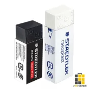 (店+)【STAEDTLER 施德樓】施德樓 STAEDTLER 基礎塑膠擦 事務橡皮擦【九乘九文具】MS526E30黑 MS526B20白 橡皮擦 擦子